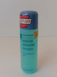 Max Factor Step 2 Moisture Equalizing Astringent 8 FL OZ PROP VINTAGE - Picture 1 of 2
