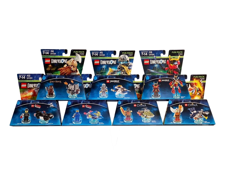 LEGO Dimensions Fun Packs - NEW - SEALED - RETIRED - Image 1 of 1