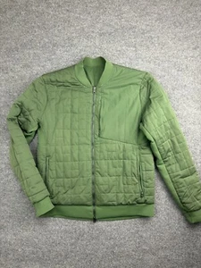 Lululemon Rival Side Bomber Jacket Reversible Men's L Tank Green TANK 55089 - Picture 1 of 9