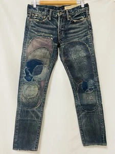 KAPITAL denim pants patchwork pants slim denim men's made in Japan size 28 - Picture 1 of 16