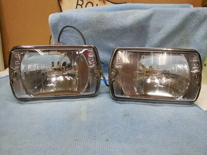 Cibie 35 Airport chrome DRIVE lamps, complete working units, genuine NOS (pair) - Picture 1 of 19