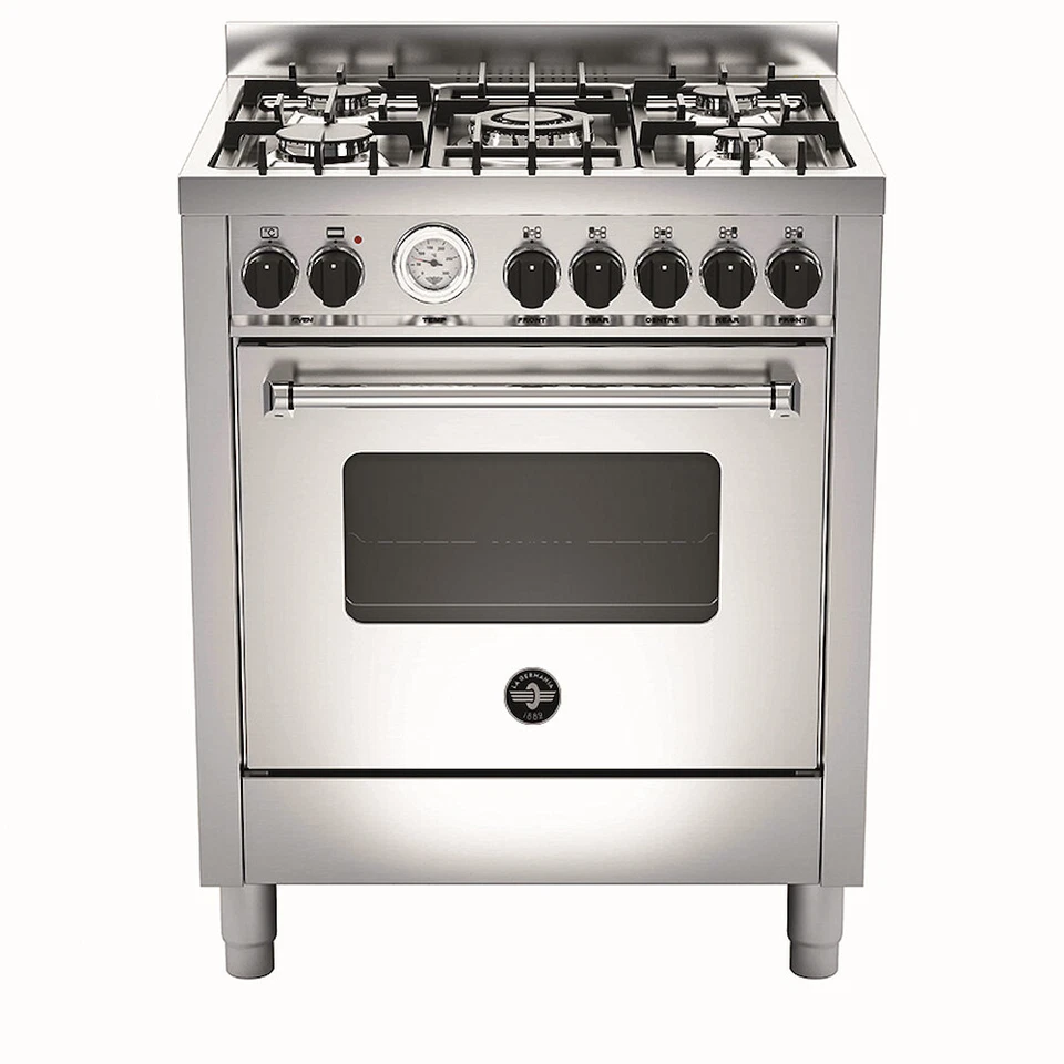 LA GERMANIA AMN765EXT CUCINA 70CM 5 FUOCHI FORNO ELETTRICO MULTI.9 INOX CL.A - Immagine 1 di 1