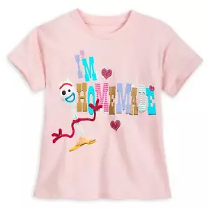 Neu mit Etikett! Disney Parks Pixar Toy Story 4 I'M HAUSGEMACHTE FORKY T-Shirt Mädchen XL - Bild 1 von 12