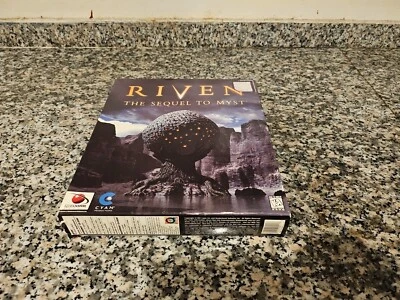 Riven (The Sequel to Myst) Windows / MAC 1997 BIG BOX PC GAME. NEW OPEN BOX. - Image 1 of 4