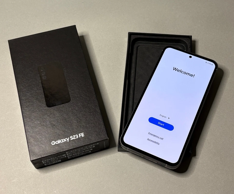 New Samsung Galaxy S23 FE 128GB Graphite SM-S711U Verizon Locked Smartphone - Image 1 of 1