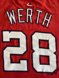 Camiseta Majestuosa Para Hombre Jayson Werth #28 de los Nacionales de Washington Pequeña - Imagen 1 de 12