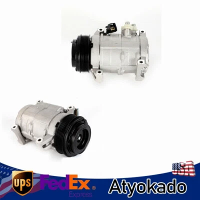 A/C Compressor w/ Clutch For 2008-2012 Buick Enclave GMC Acadia Chevy Traverse - Image 1 of 4