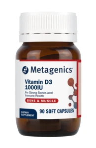 Metagenics Vitamin D3 1000IU 90 capsules - Picture 1 of 3