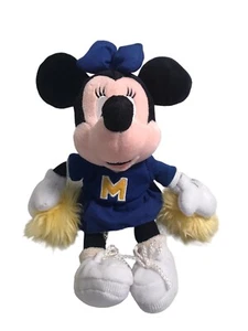 Disney World Minnie Mouse Animadora Peluche Pom Pom Animadora 11” Azul - Imagen 1 de 5