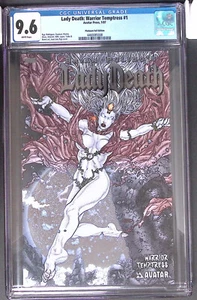 Avatar - Lady Death Warrior Temptress #1 - Platinum Foil Edition - CGC 9.6 - Bild 1 von 2