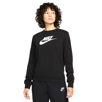 Sudadera para mujer Nike Sportswear polar con logotipo en negro, diferente Tallas, DQ5832-010 Foto 1 de 4