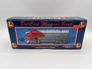 Enesco Lionel Die-Cast Santa Fe Super Chief Train Musical Bank w/ Box *READ* - Picture 1 of 14