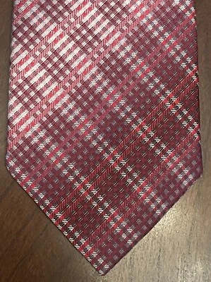 Corbata de cuello Van Heusen roja 100 % poliéster para hombre hecha en China Foto 1 de 4