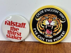 2-1/2" Inglés Antiguo 800 - Tengo el botón Power Pinback y Falstaff Pinback - Imagen 1 de 1