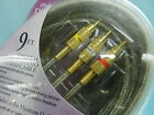 NEW RCA DIGITAL STEREO AUDIO VIDEO CABLES 9FT. #DT9AV, 24K GOLD PLATE CONECTORS