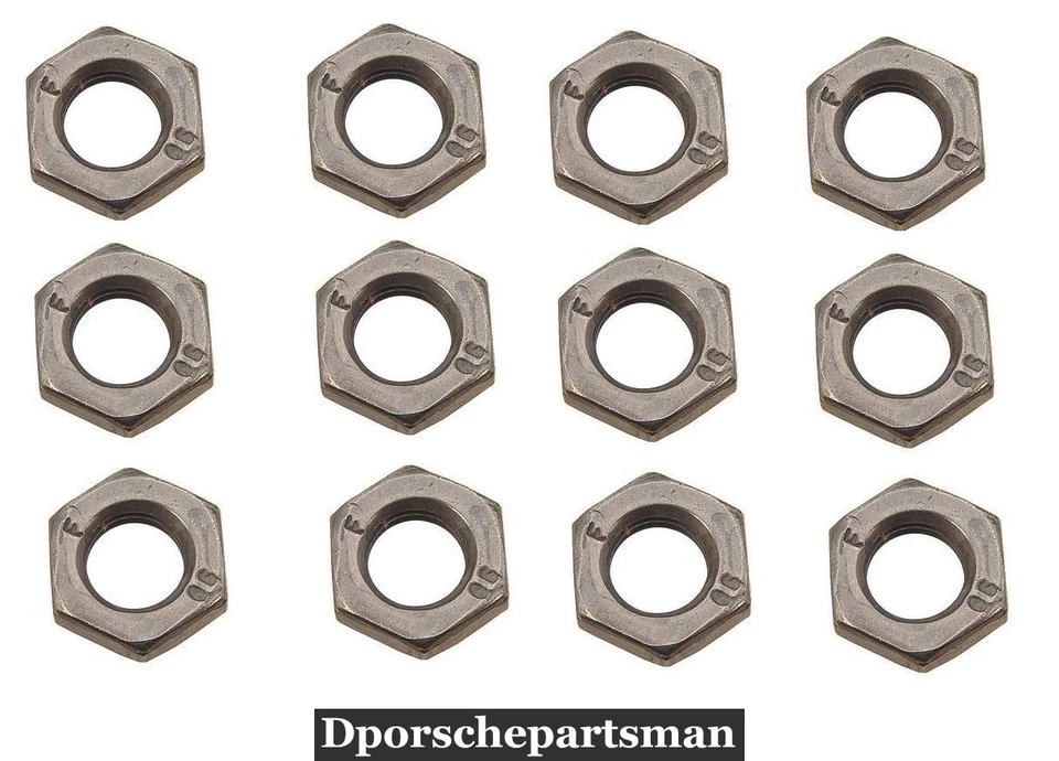NUEVO Porsche 911 / 914 / 930 Tuerca de bloqueo para tornillo de ajuste de válvula (12) Foto 1 de 1