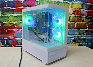 Custom Gaming Desktop PC Intel i7-8700 3.2 Ghz 6-Core 32 GB SSD Nvidia RTX 4060 - Picture 1 of 14