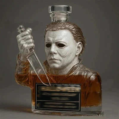 Halloween Michael Myers Whiskey Bottle Collect 47th Anniversary Edition For Bar - Image 1 of 4