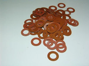 0.8675" O.D. Red Fibre Washer 0.500" I.d x 0.048" thk - Picture 1 of 2
