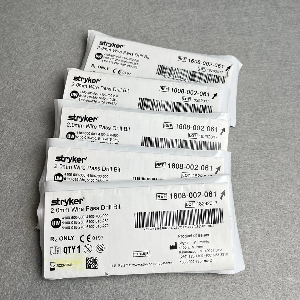 Stryker REF 1608-002-061 Wire Pass Drill (2.0mm) TRAINING ONLY