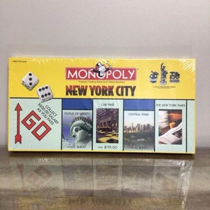 2001 New York City Edition Monopoly Board Game New in Factory Sealed Box - Picture 1 of 12
