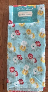 THE PIONEER WOMAN 4 Spring Floral 16" x 28" KITCHEN TOWELS NEW! - Picture 1 of 6
