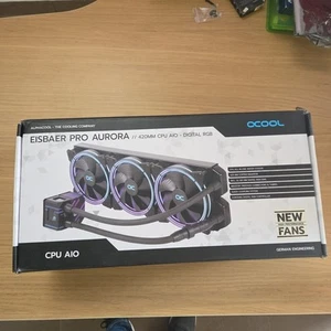 Alphacool Eisbaer Pro Aurora 420 AIO Raffreddatore CPU a Liquido - Photo 1/6