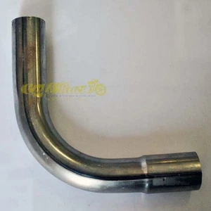 Curve Auspuff Fitting Stahl 90Ø 44,5mm Custom Scrambler Cafe Racer - Bild 1 von 2