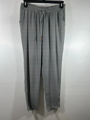 Jennifer Lopez Women's Pants Black White L Roomy B/L  Pockets - Image 1 of 4