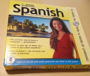 Instant Immersion Spanish Levels 1, 2 & 3, New in Sealed Box 16 CD 1 MP3 - Picture 1 of 3