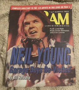 BAM 1990 NEIL YOUNG GARAGE DAYS REVISITED etc Great Rock Magazine + Catalogue - Picture 1 of 23