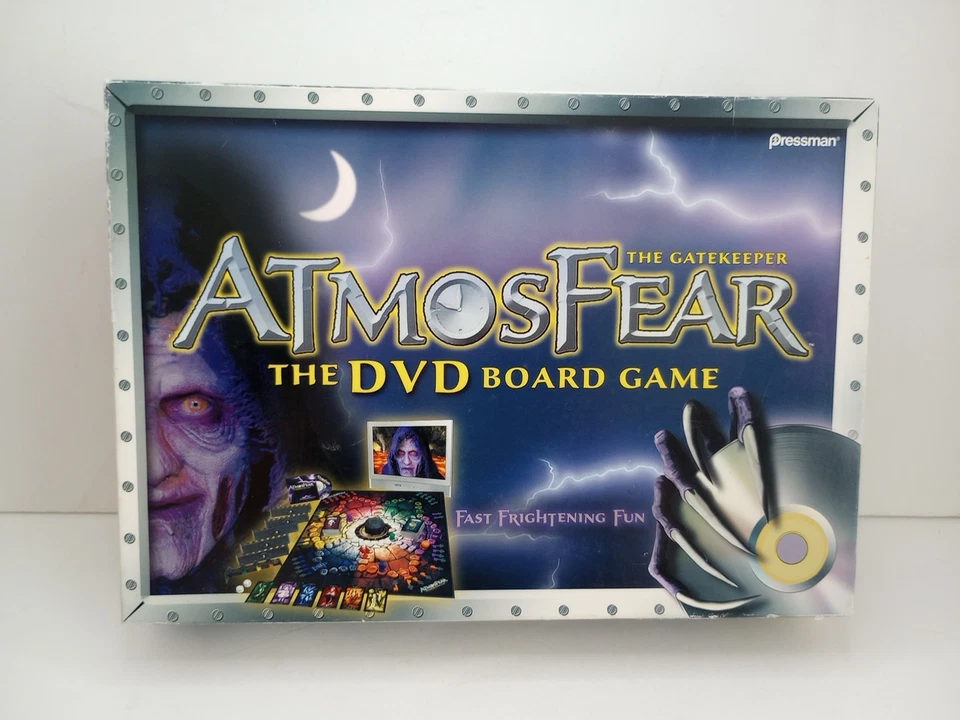 Pressman ATMOSFEAR The Gatekeeper DVD Juego de Mesa Incompleto LEER Foto 1 de 4