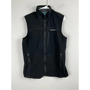 Eddie Bauer First Ascend Herren Medium schwarz Full Zip Fleece Weste - Bild 1 von 7