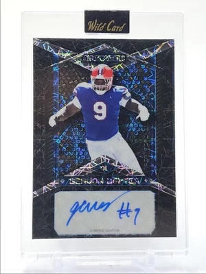 GERVON DEXTER 2023 WILD CARD ALUMINATION BLACK LAZER AUTO /5 Q1518 - Image 1 of 2