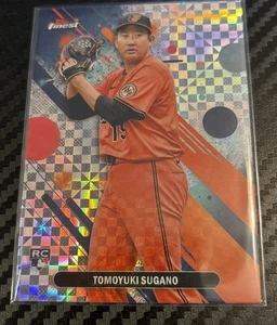 2025 Topps Finest #24 Tomoyuki Sugano (RC) Checkerboard Refractor - Orioles - Picture 1 of 2