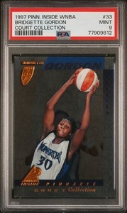 1997 Pinnacle WNBA Court Collection Bridgette Gordon Rookie PSA 9 Tennessee Vols