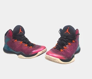 NIKE AIR JORDAN Super Fly 3 Pink Red Black Teal Men's US 10 Basketball Sneakers - Picture 1 of 14