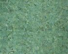3+ Yds Fabric Quilting Cotton Green Leaves Batik Nature Forest FREE SHIPPING 245