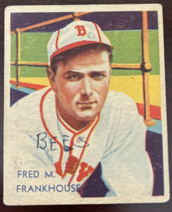 1935 Diamond Stars #62 Fred Frankhouse - Green Back - Low Grade MK (JD-07-09)