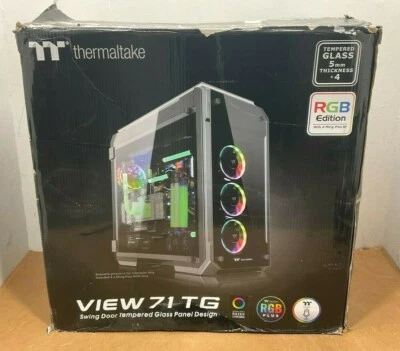 Thermaltake View 71 TG RGB Plus Edition ATX Case CA-1I7-00F1WN-02 ✅❤️️✅❤️️✅ READ - Image 1 of 4