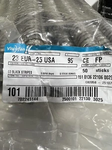 VISCOFAN Black Strips Meat Casings 23 EUR- 25 USA 95 CE FP (Qty-50 Sticks) - Picture 1 of 2