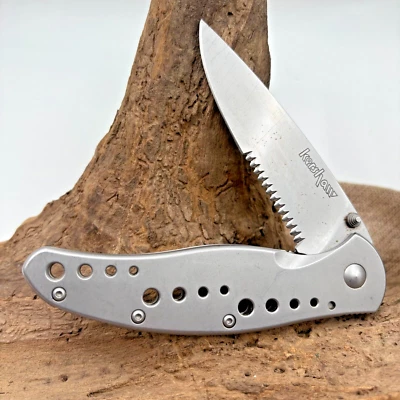 Kershaw Vapor II 1650ST Frame Lock Combo Edge 8Cr13MOV Folding PocketKnife (153) - Image 1 of 4