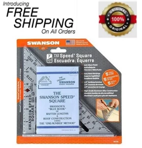 Swanson Tool 7 inch Aluminum Speed Square Model S0101, Count Per Pack is 1,. - Picture 1 of 7