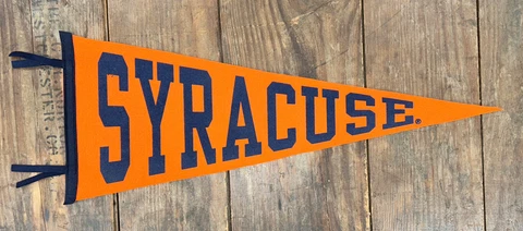 Syracuse University Pennant (Wool/Felt) Collegiate Pacific Cover