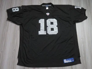 Oakland Raiders Randy Moss #18 Football-NFL Reebok Jersey Size 58 - Picture 1 of 10