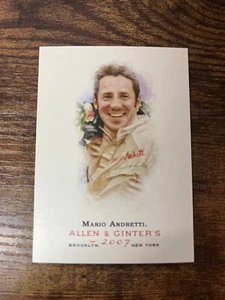 2007 TOPPS ALLEN & GINTER MARIO ANDRETTI #19 FORMULA 1 RACING GOAT & CHAMPION NM - Picture 1 of 2