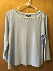 Camisa Land's End azul claro talla L(14-16) - Imagen 1 de 6