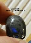 Labradorite, 91.47Cts, Bright Blue Color Spot, Free Form Cabachon, *Natural*
