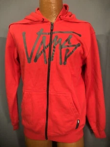 Vans Hechizo Fuera Logo Cremallera Completa Sudadera con Capucha TALLA S Rojo - Imagen 1 de 12