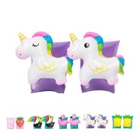 Kids Swimming Sleeves Cartoon Baby Learning Inflatable Arm Floats Child Safety